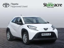 White Used 2023 Toyota Aygo PURE Hatchback | £13,750 (Fair price)