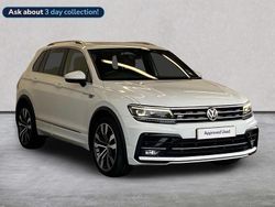 White Used 2019 VW Tiguan R-line SUV | £19,669 (Fair price)