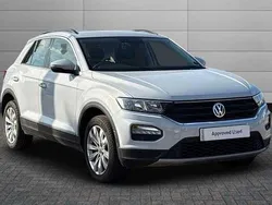 White silver Used 2018 VW T-Roc SE SUV | £13,895 (Fair price)