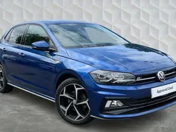 Blue Used 2021 VW Polo R-line Hatchback | £17,727 (Fair price)