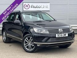 Black Used 2015 VW Touareg SE SUV | £16,290 (Fair price)