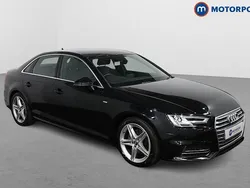 Black Used 2018 Audi A4 S-Line Sedan | £16,049 (Fair price)