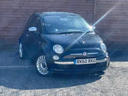 Black Used 2010 Fiat 500 Lounge Hatchback | £2,900 (Fair price)