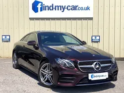 Red Used 2019 Mercedes E220 AMG line Coupe | £25,999 (Fair price)