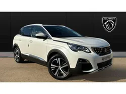 White Used 2019 Peugeot 3008 Allure SUV | £12,950 (Fair price)