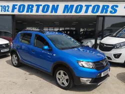 Metallic azurite blue many more suvs in stock Used 2016 Dacia Sandero Lauréate Hatchback | £5,495 (Fair price)