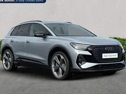 Silver Used 2023 Audi Q4 e-tron Black Edition SUV | £37,794 (Fair price)