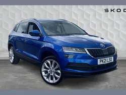 Blue Used 2021 Skoda Karoq SUV | £16,500 (Fair price)