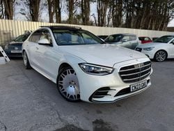 White Used 2025 Mercedes S400 AMG Line Premium Sedan | £69,995