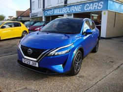 Magnetic blue metallic Used 2022 Nissan Qashqai Tekna SUV | £21,995 (Fair price)