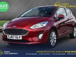 Red Used 2017 Ford Fiesta Titanium Hatchback | £6,960 (Fair price)