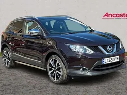Black Used 2015 Nissan Qashqai Tekna SUV | £8,775 (Good price)