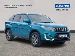 Turquoise Used 2022 Suzuki Vitara SZ-T SUV | £17,500 (Fair price)