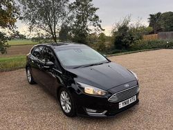 Black Used 2018 Ford Focus Titanium Hatchback | £6,291 (Good price)