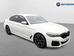 White Used 2022 BMW 520 M Sport Sedan | £26,749 (Fair price)