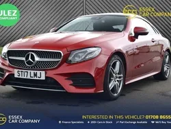 Red Used 2017 Mercedes E220 AMG line Coupe | £19,295 (A bit pricey)