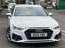 White Used 2021 Audi A4 S-Line Estate | £14,750