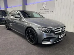 Grey Used 2018 Mercedes E220 AMG line Sedan | £16,989 (Fair price)