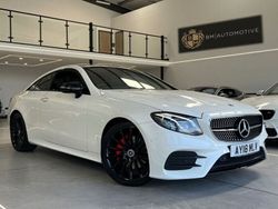 White Used 2018 Mercedes E220 AMG line Coupe | £18,495 (A bit pricey)