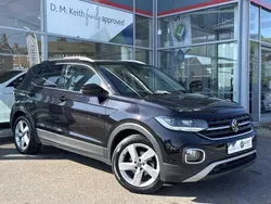 Deep black Used 2023 VW T-Cross SEL SUV | £15,876 (Fair price)