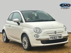 White Used 2012 Fiat 500 Lounge Hatchback | £3,995 (Good price)
