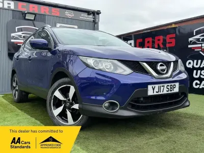 Used Nissan Qashqai N-Connecta 115 HP (84 kW) 2017 Blue SUV
