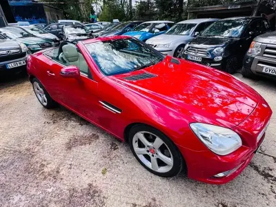 Used Mercedes SLK250 204 HP (150 kW) 2012 Red Cabriolet