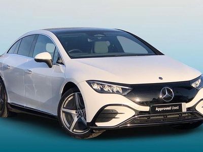 White Used 2024 Mercedes EQE300 AMG Line Premium Sedan | £42,695 (Fair price)