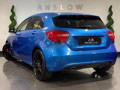 Used Mercedes A200 156 HP (114 kW) 2015 Blue Hatchback