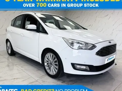 Używany Ford C-MAX Titanium 120 KM (88 kW) 2015 Biały Minivan