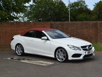 Used Mercedes E350 AMG 252 HP (185 kW) 2014 White Cabriolet