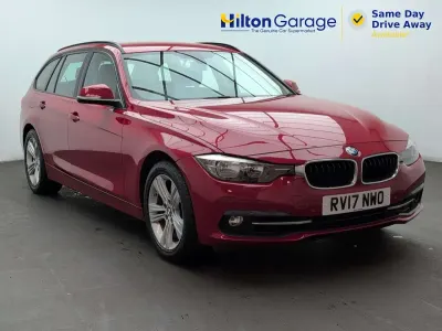 Used BMW 318 Sport Line 134 HP (98 kW) 2017 Red Estate