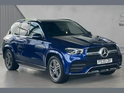 Used Mercedes GLE300 AMG Line Premium 245 HP (180 kW) 2020 Blue SUV