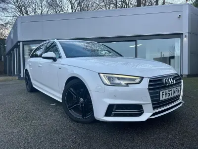 Used Audi A4 S-Line 150 HP (110 kW) 2018 White Estate