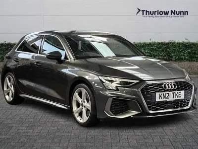 Used Audi A3 Sportback S-Line 150 HP (110 kW) 2021 Grey Hatchback