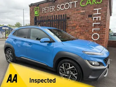 Used Hyundai Kona Premium 141 HP (103 kW) 2022 Blue SUV