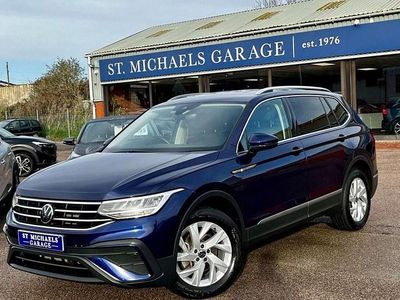 Blue Used 2022 VW Tiguan Allspace Life SUV | £24,995 (Fair price)