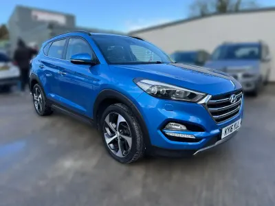 Used Hyundai Tucson Premium SE 185 HP (136 kW) 2016 Blue SUV