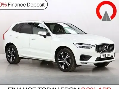 Begagnad Volvo XC60 R-Design 190 HK (139 kW) 2018 Vit SUV