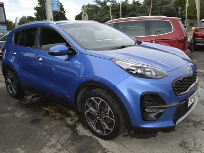 Used Kia Sportage GT-Line 174 HP (127 kW) 2021 Blue SUV