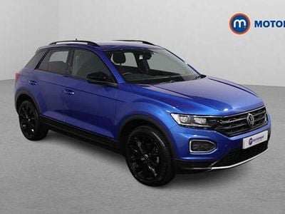 Used VW T-Roc Black Edition 150 HP (110 kW) 2021 Blue SUV