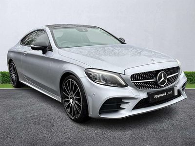Used Mercedes C220 AMG line 2023 Silver Coupe