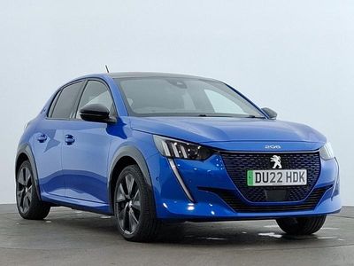 Used Peugeot e-208 Premium 100 kW (136 HP) 2022 Blue Hatchback