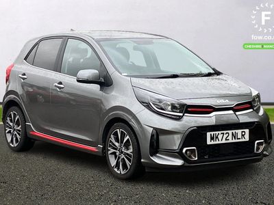 used Kia Picanto HATCHBACK 1.0T GDi GT-line S 5dr [4 seats] [Wireless Smartphone charger,Rear parking sensors,Cruise control + speed limiter,Bluetooth with music streaming,Steering wheel mounted controls,Electric adjustable/heated/folding door mirrors with LED