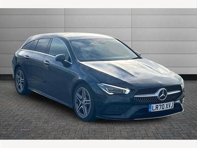 Used Mercedes CLA180 AMG Line Premium Plus 136 HP (100 kW) 2020 Cosmos black Sedan