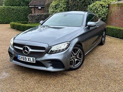 Used Mercedes C200 AMG line 184 HP (135 kW) 2019 Grey Coupe