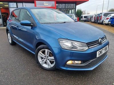 Used VW Polo Edition 90 HP (66 kW) 2017 Blue Hatchback
