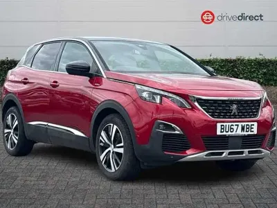 Used Peugeot 3008 GT-line 120 HP (88 kW) 2017 Red SUV