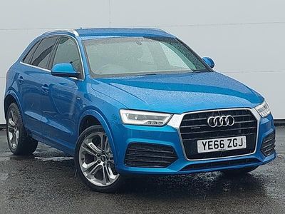 Used Audi Q3 S-line plus 184 HP (135 kW) 2016 Blue SUV