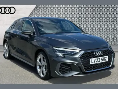 Used Audi A3 S-Line 110 HP (80 kW) 2023 Grey Sedan